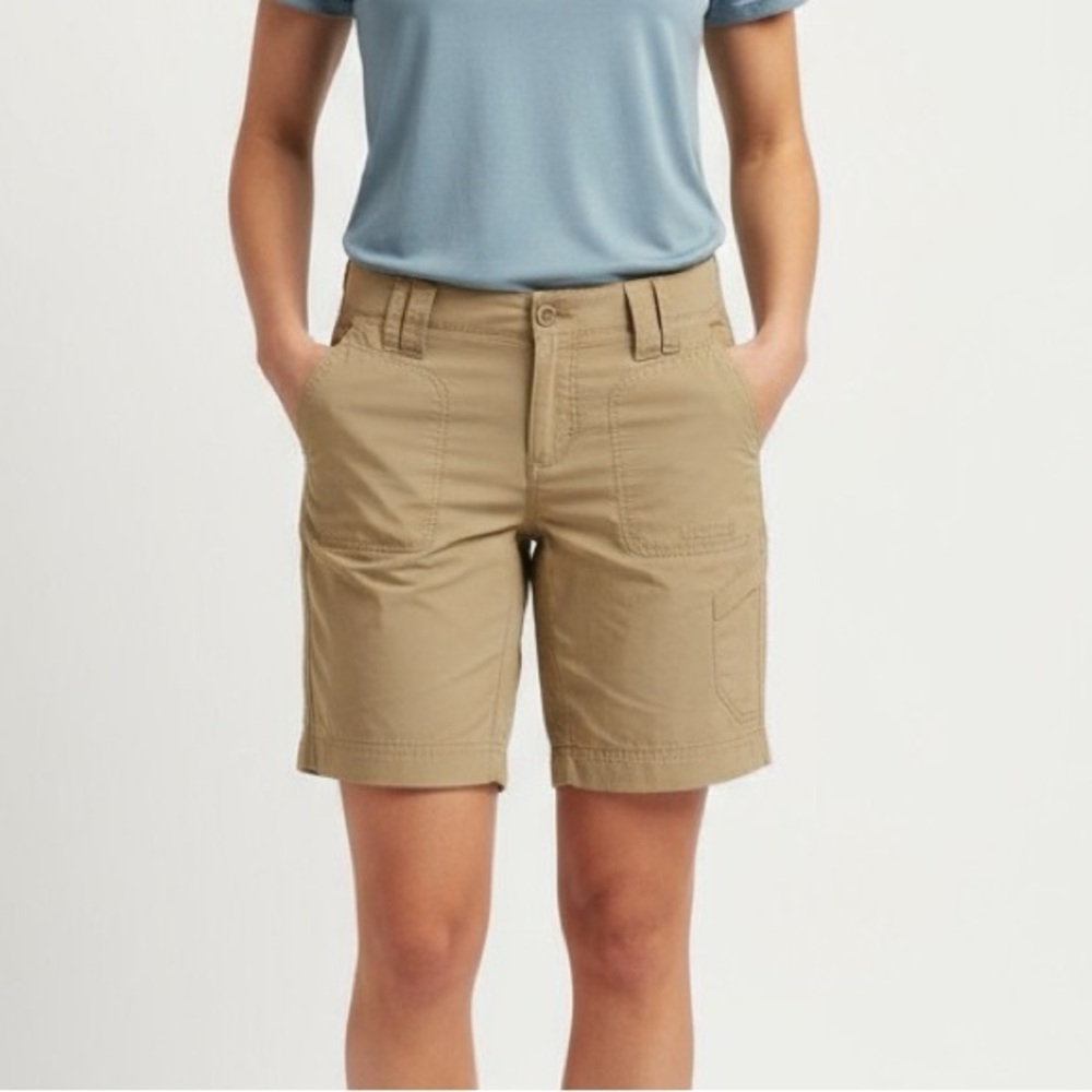 Marmot Tan 8” Hiking Shorts Size 4